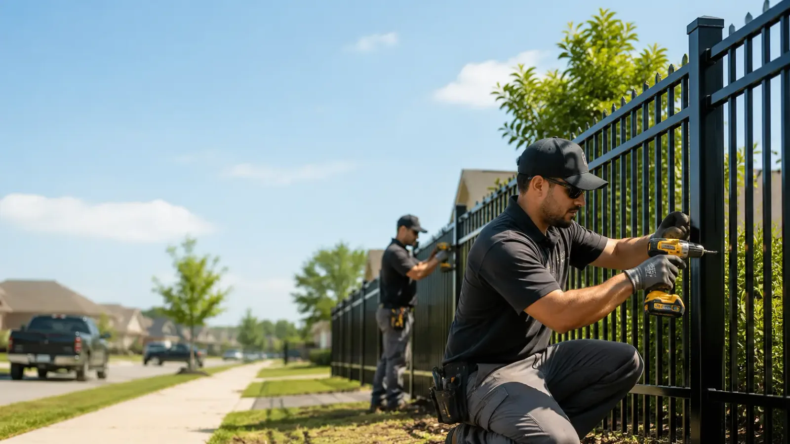 Metal Fence Installation in Voss, TX